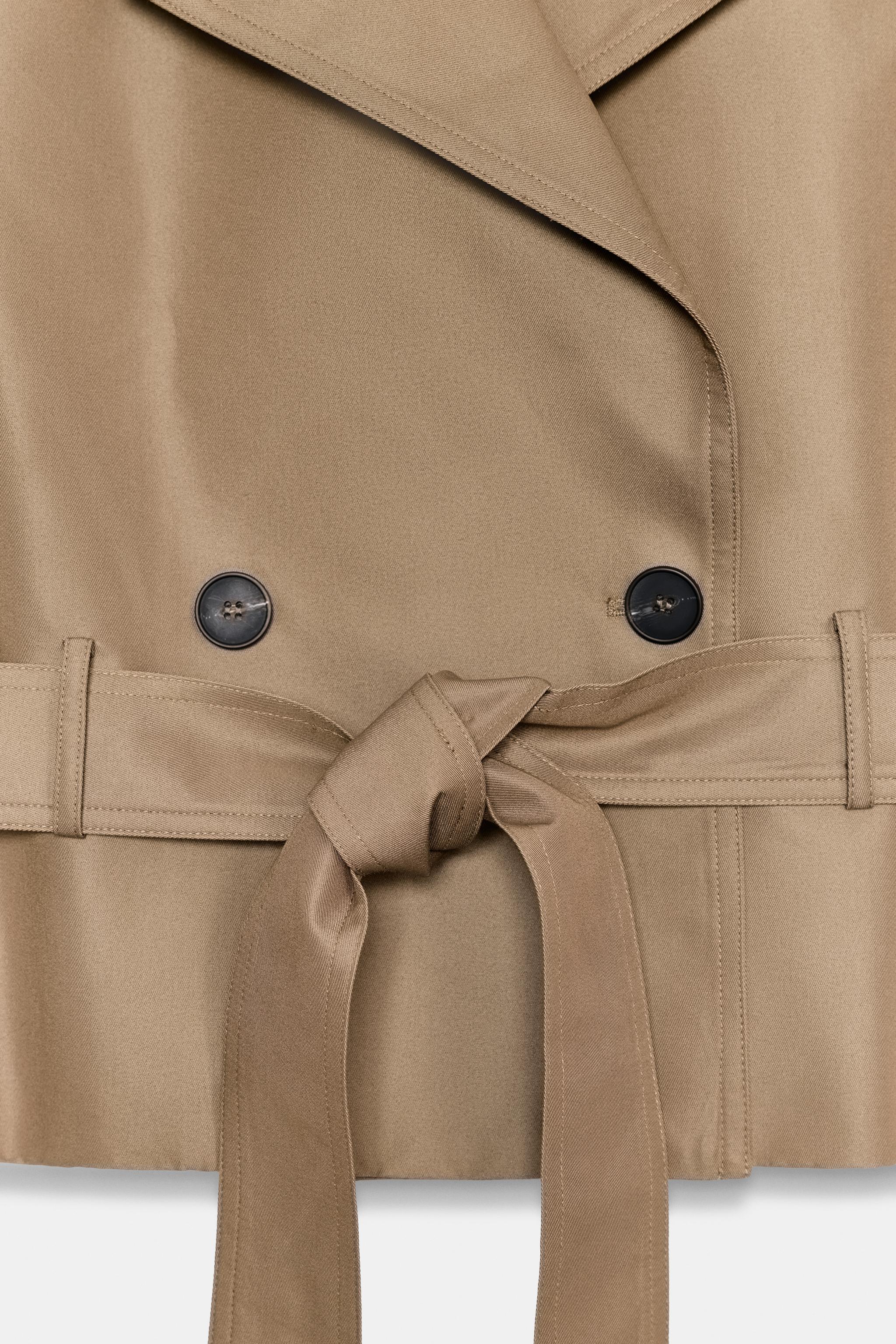 GILET CROISÉ CEINTURE ÉPAULETTES
